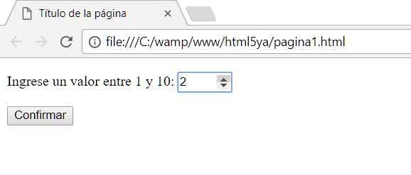 input number chrome