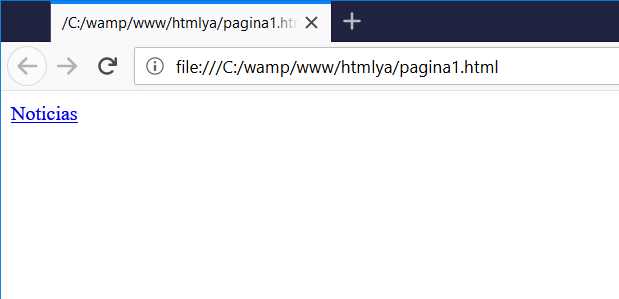 hipervínculo a otra página del mismo sitio