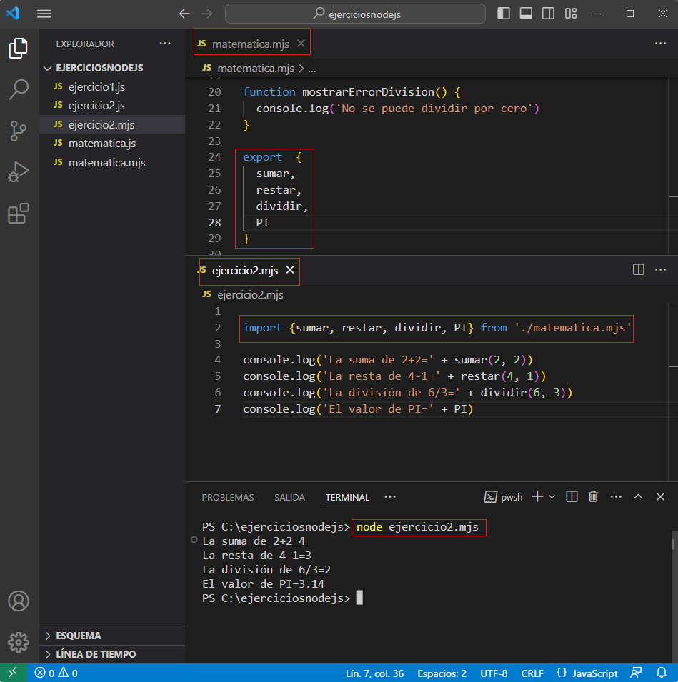 modulo ECMAScript