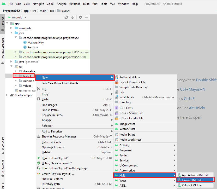 ListView con ImageView y TextView