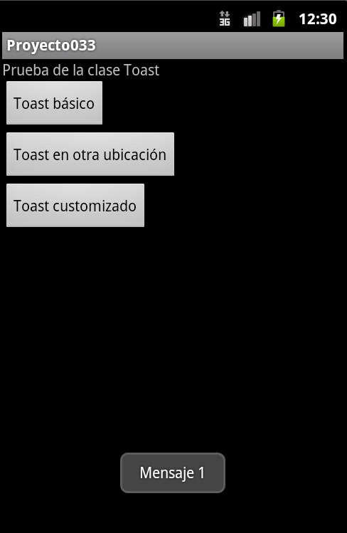 Clase Toast