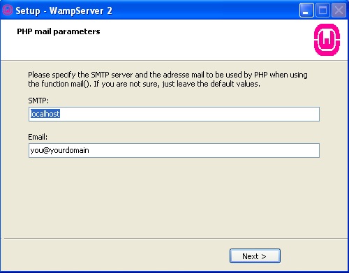 instalación del WampServer con el MySQL