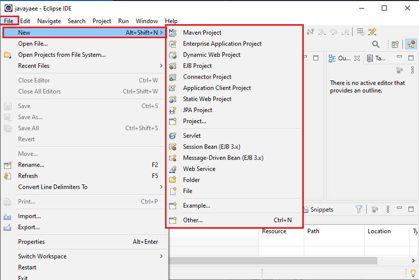 instalación de java2EE