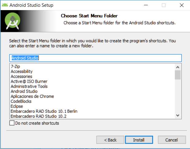 Instalacion Android Studio