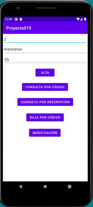 base de datos android