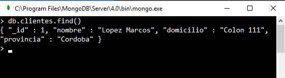 MongoDB insertOne find