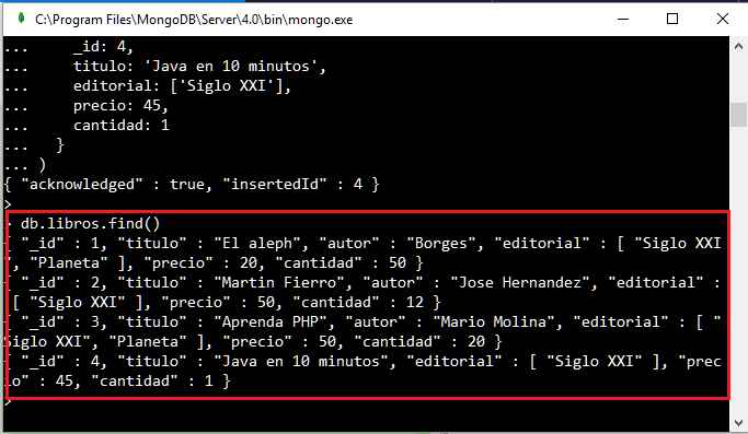MongoDB find