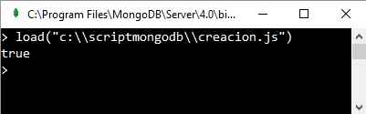 MongoDB shell JavaScript load