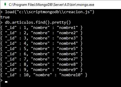 MongoDB shell