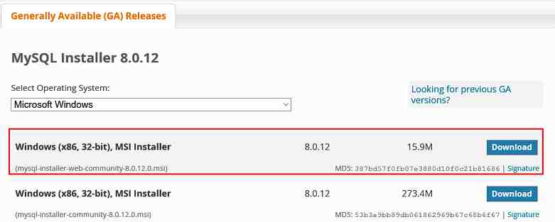 MySQL Instalación