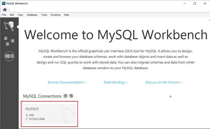 MySQL workbench