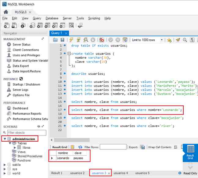 MySQL select where