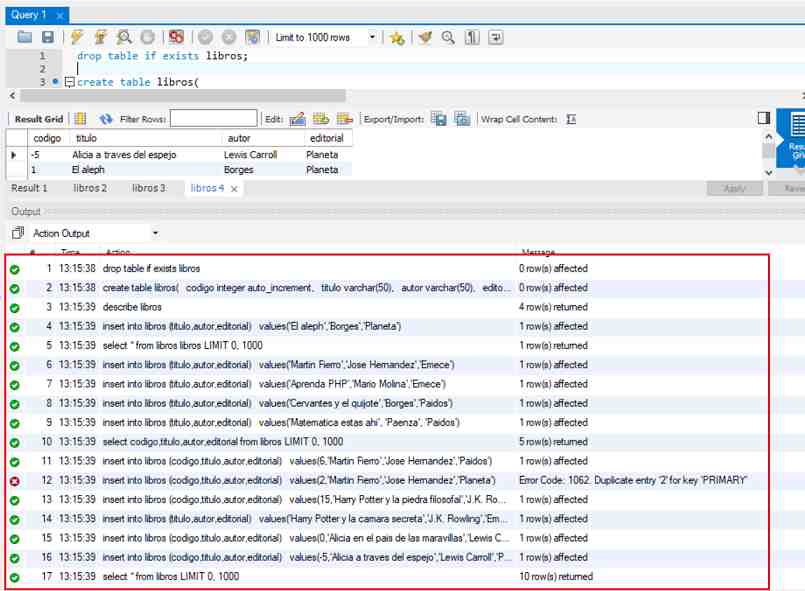 MySQL auto_increment