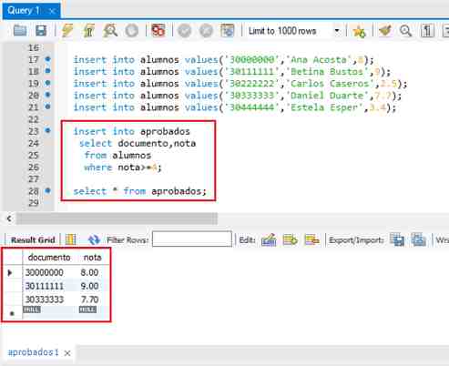 MySQL insert subconsulta