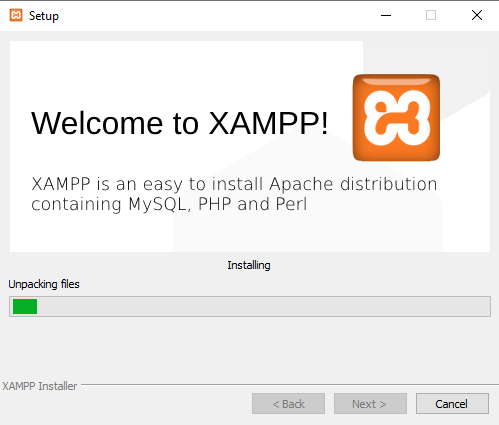 instalación de XAMPP