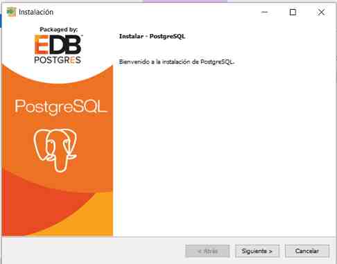 Instalación PostgreSQL