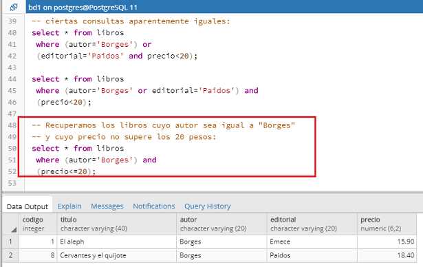 PostgreSQL pgAdmin and or not