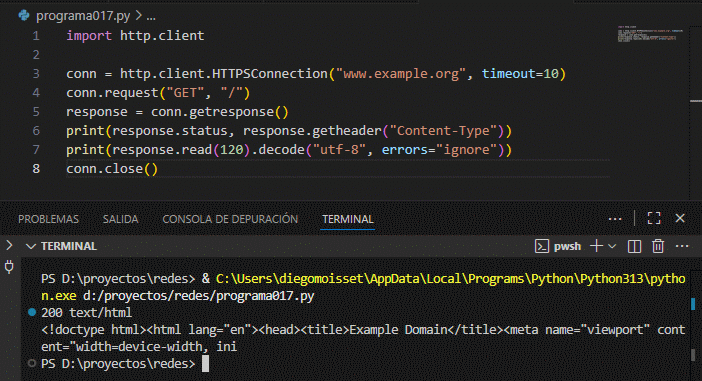 aplicacion lee pagina web