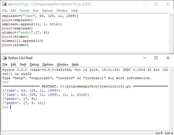 listas y tuplas anidadas