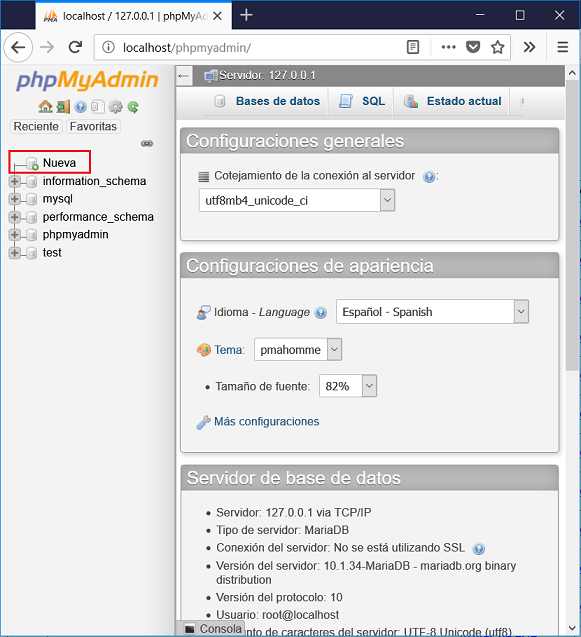 PHPMyAdmin