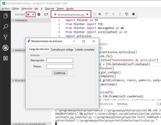 modulos SQLite python