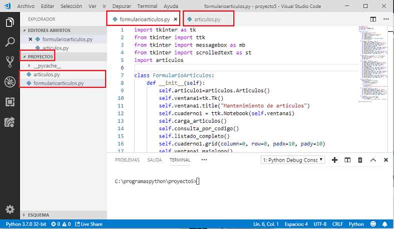 modulos python postgresql