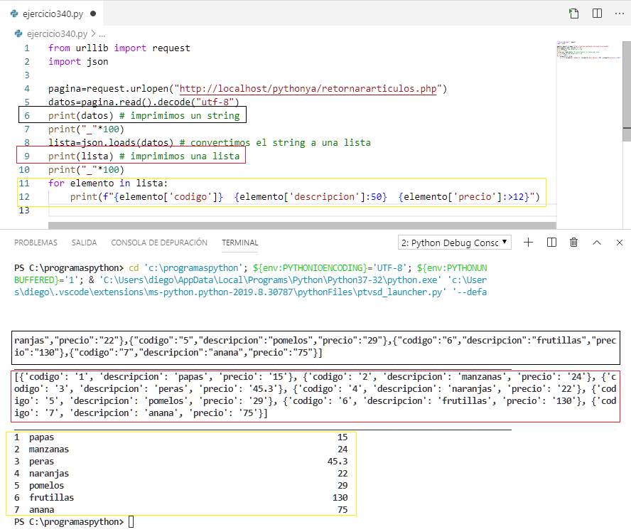 json Python