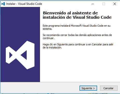 instalación visual studio code