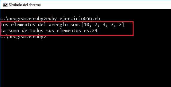 arreglo en ruby