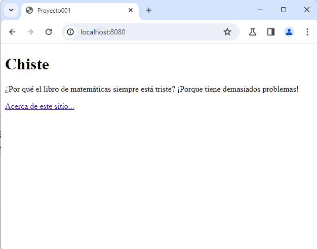 sitio web estático con Spring Boot