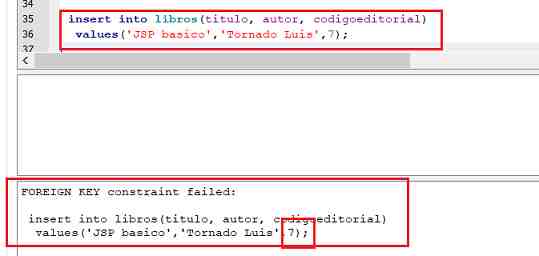 SQLite Browser foreign key