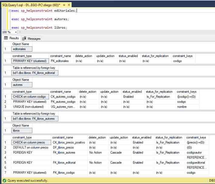 SQL Server Management Studio foreign key