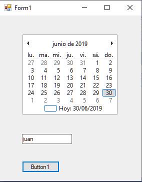 Cuadro de herramientas Windows Forms